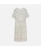 THURSDAY ISLAND Flower Border Frill Dress_T254Mop345W