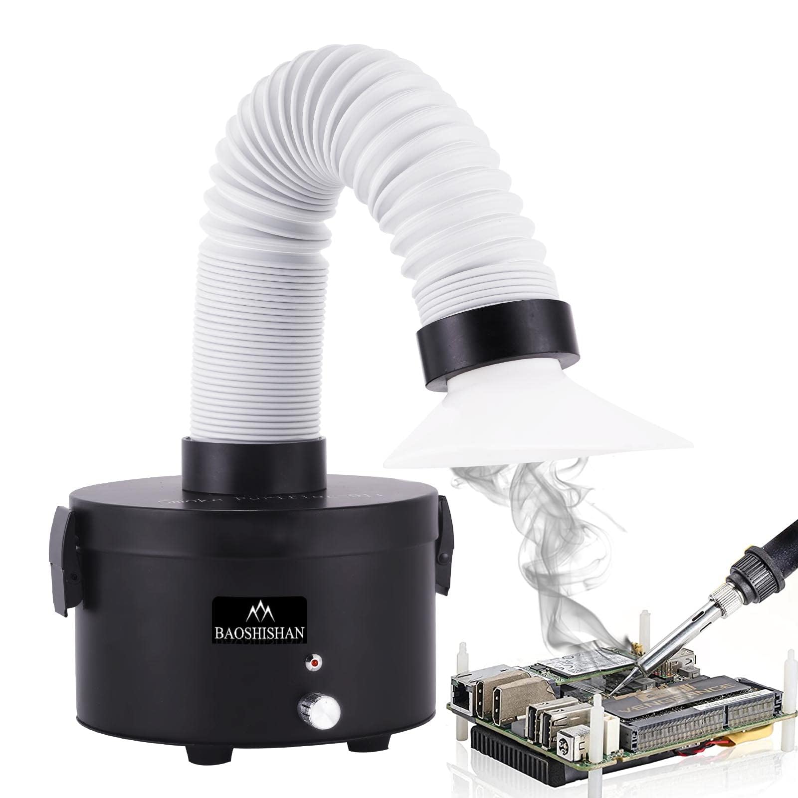

BAOSHISHAN Solder Smoke Small Smoke Solder Smoke Mini Smoke Activated Carbon Smoke Solder Smoke Smoke Japanese Instruction Manual Included Absorber,