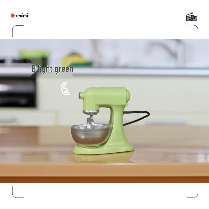 1:12 Miniature Kitchen Scene Toy with Blender - Dollhouse Accessory