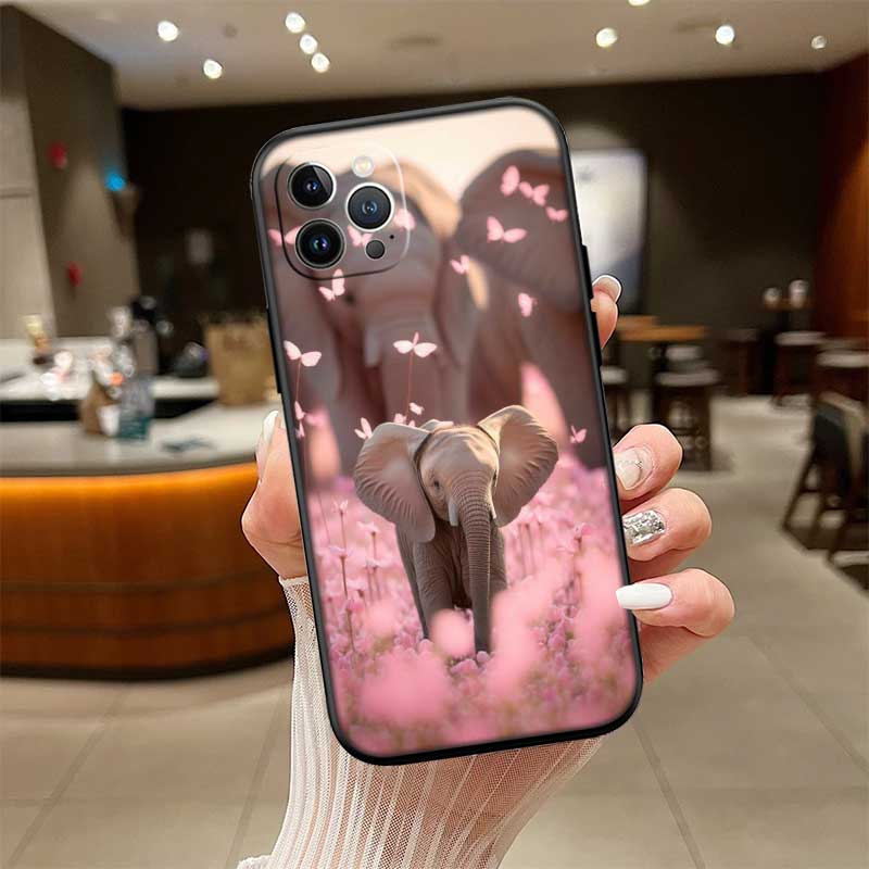 RE5 Animal Elephant New High-End Shell Phone Case for OPPO A3 Pro A72 A74 A76 A77 A77S A78 A79 A94 A95 A18 A40M A58