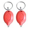 2PCS Mini Keychain LED Flashlight UV Torch Keyring Lamp Button Battery Lanterns White Light Children's Outdoor Light Torch