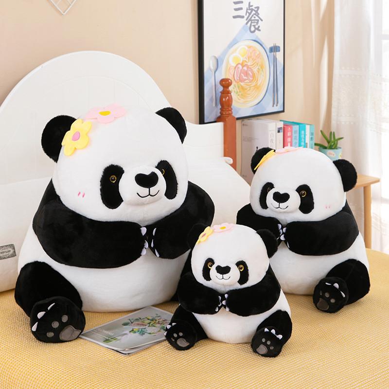 Entzückendes Plüsch-Pandaspielzeug Weiches Kuscheltier Perfektes Geschenk für Kinder und Maskottchen