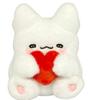Hanamaru Ghost Heart-filled Plush Toy, Approx. W13 X D14 X H16 Cm, Single Item: C