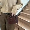 Chic Minimalist Small Handbag For Women Retro Style Soft Pu Casual Crossbody