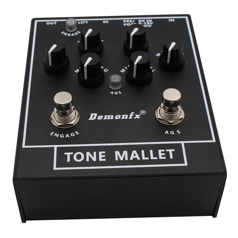 Demonfx TONE TONE HAMMER Clone Bass Box Bass Effects MALLET/Aguilar Preamp/Direct