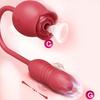 Rose-Sucking Sex Toys Dildo Vibrator for Women 3in1 Thrusting G Spot Anal Vibrators Stimulator Female Vibrating Egg Adult Toys