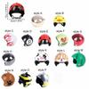 Mini Pet Chicken Helmet Cartoon Small Pet Hard Hat Pet Protective Headgear  For Bird Quail Pigeon