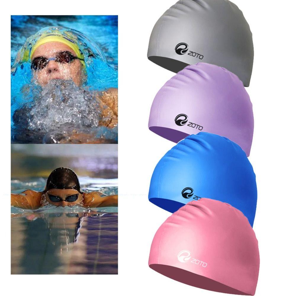 

Waterproof Extra Large Women Men Loose Head Swim Pool Cap Diving Hat Swimming Hat