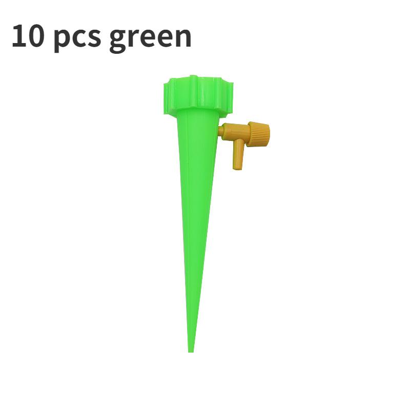 

Автоматическая система капельного орошения, самополивной шип для цветочных растений, теплицы, сада, регулируемое автоматическое устройство для капельницы воды 10 pcs green зелёный