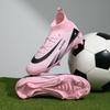 Outdoor Men Football Field Boots Grass Training Professional Football Shoes Long Spikes Fast Soccer Shoes Society Cleats Sneaker