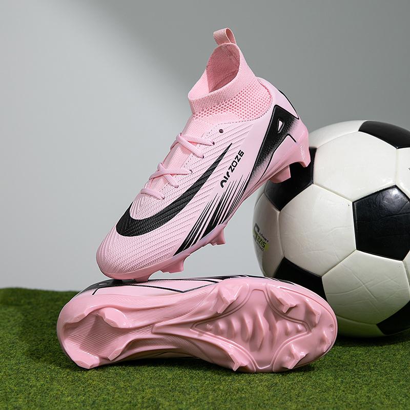 Outdoor Men Football Field Boots Grass Training Professional Football Shoes Long Spikes Fast Soccer Shoes Society Cleats Sneaker