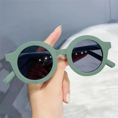 Fashion Children Round Frame Sunglasses Baby Infant 'S Retro Uv400 Ultralight Sun Glasses Vintage Trendy Kids Summer Eyewear