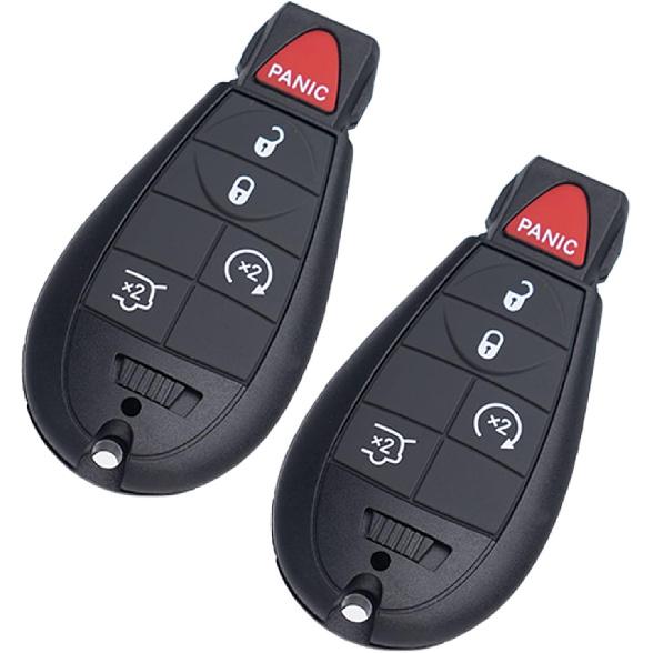 Remote Key Fob FOBIK Replacement Fits for Jeep Grand Cherokee 2008 2009 2010 2011 2012 2013 Commander 2008-2010 IYZ-C01C Keyless Entry Remote Start