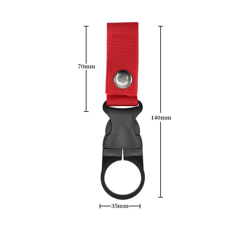 

Стропа Пряжка Крюк Держатель для бутылки с водой Зажим Открытый Нейлон EDC Альпинизм Карабин Ремень Подвеска для рюкзака Кемпинг Карабин Зажим для ремня 1 pc красный