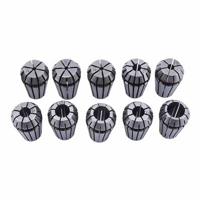 10 PZ ER16 110mm Set Pinze a Molla Mandrino Pinza per Macchina Incisione CNC e Utensile Tornio per Fresatura
