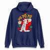 Funny YO YO YO Santa Christmas Hoodie Cool Hip Hop Santa Sweatshirt Xmas Men Women Fashion Streetwear Christmas Holiday Apparel