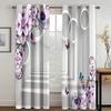 Free Shiping Simple Ring Shape Modern 2Pieces Shading Window Curtain for Living Room Bedroom Home Decor Drapes