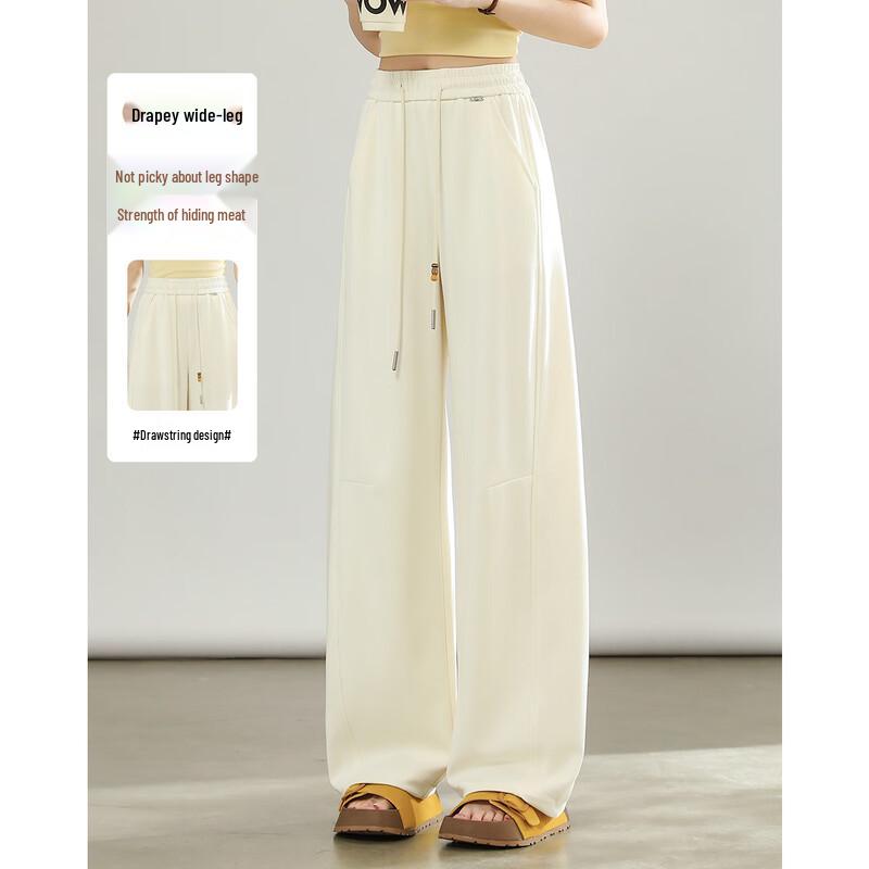 TERRE BLEUE Women s Casual Wide-Leg Track Pants 30