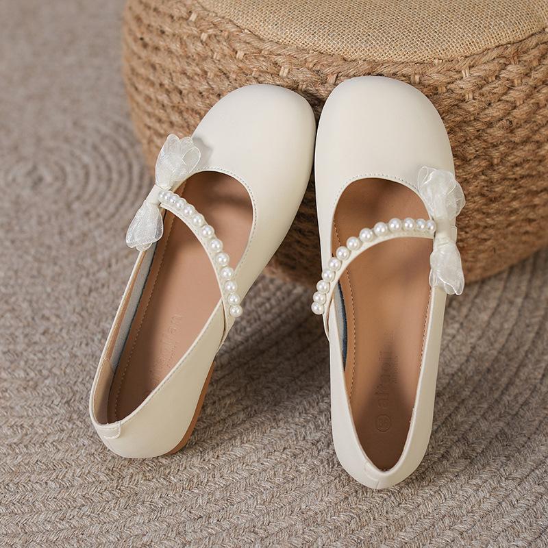 Mary Jane Shoes Women's Doudou Shoes Gentle Soft-soled Flat-soled Single Shoes Women's Shoes
