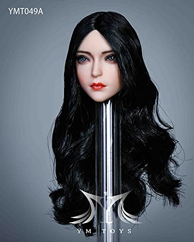 YMTOYS YMT049A Asian Beautiful Female Head for Scale Action Figure and Clothes Not [TOYBARJAPAN] 1/6 (body Included)
