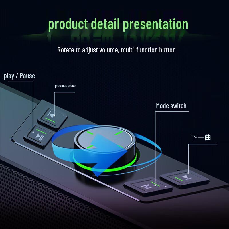 NEWMIN V1 PRO Bluetooth Gaming Computer Speaker