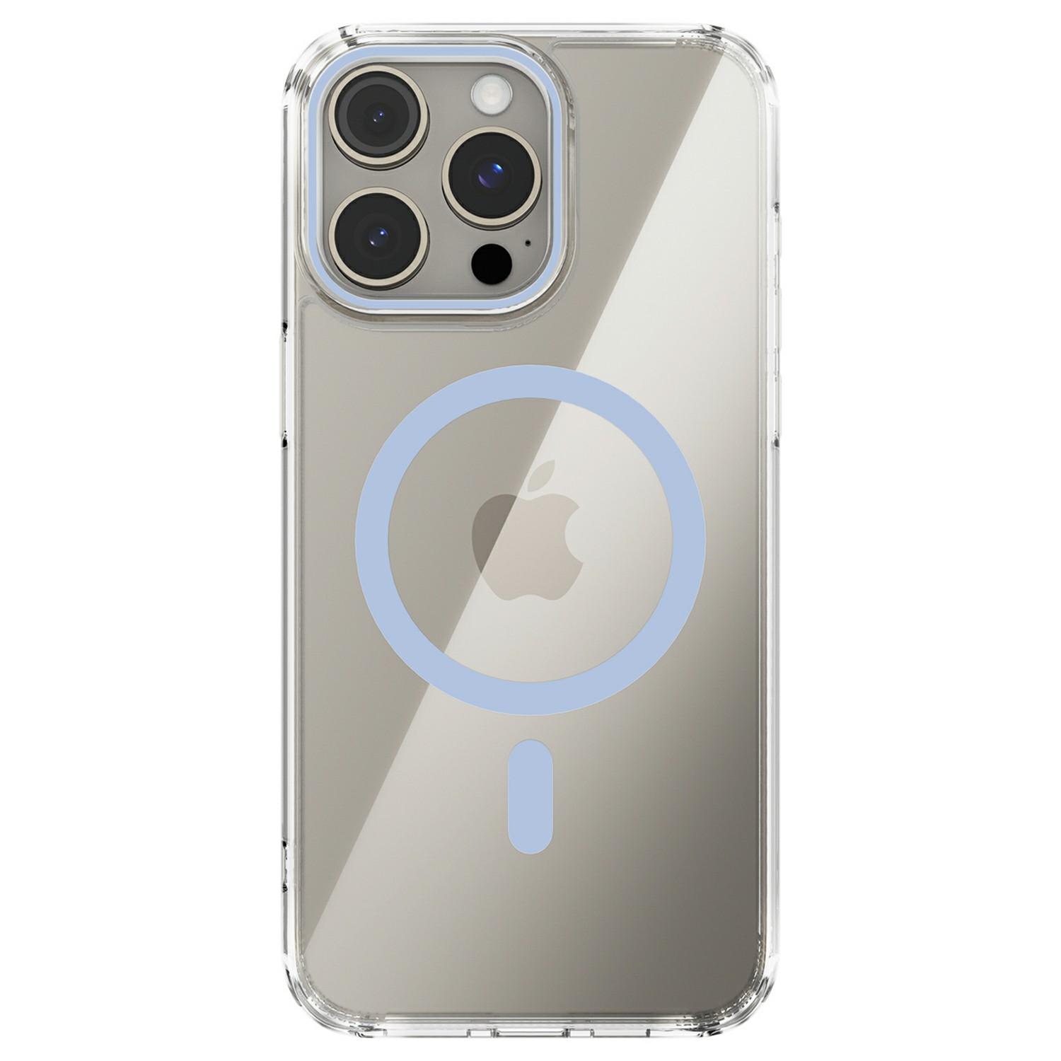 

ABEEL For iPhone 14 Pro Case Compatible with MagSafe Anti Scratch Clear TPU PC Phone Back Cover