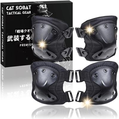 Model Airsoft Protective Knee Elbow Knee Elbow Tactical Gear [Supervised 4-Piece Set] Gear Pads, Pads, Pads, Pads, Sports, Outdoors, SWAT, Cosplay,