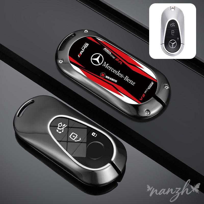 Race Track Wind Bag Accessory Car Remote Key Holder For Mercedes Benz E300 C260 C300 S450 S500 S400L CES Grade GLC W206 W214 Fob