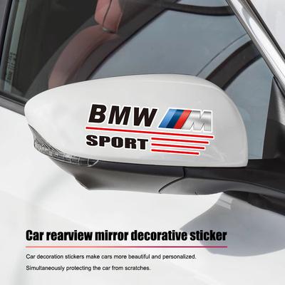 Car Rearview Mirror Decorative Sticker Anti Scratch Protective For E46 E66 E65 F13 F06 X2 X3 X5 X4 G08 G16 G15 G14 G12 G11