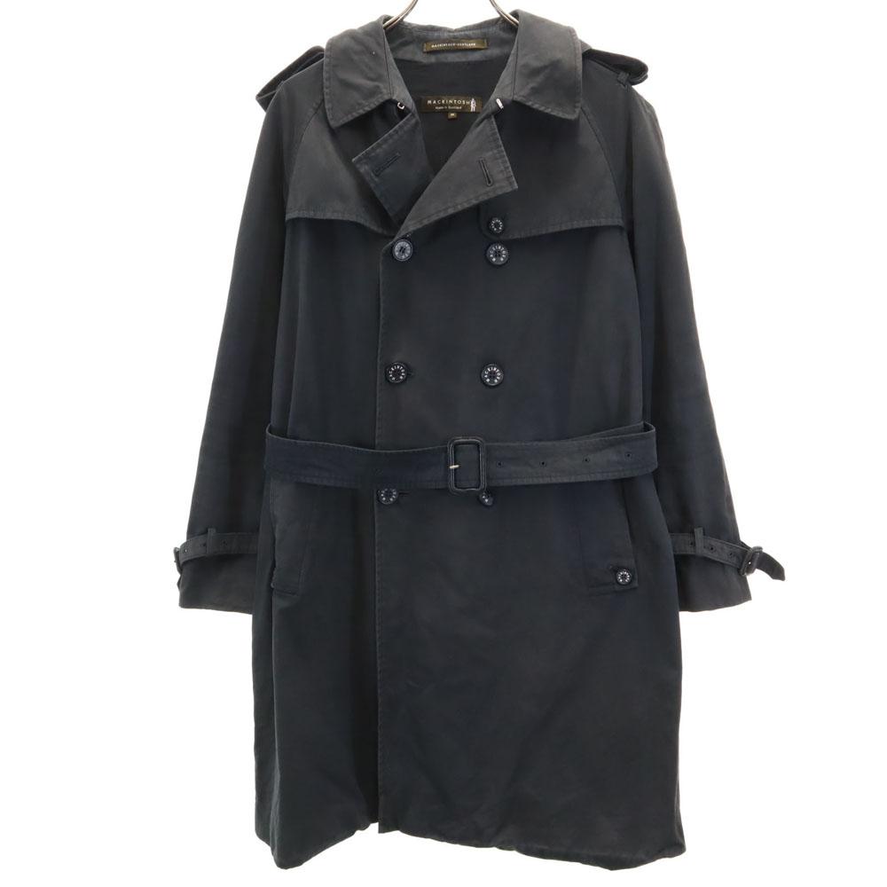 MACKINTOSH SCOTLAND Made in the UK trench coat 36 Black series Men's Used
