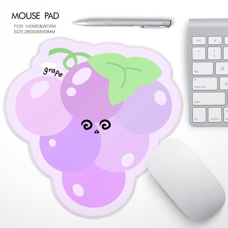 Fumede Grape Irregular Mouse Pad 2-Pack