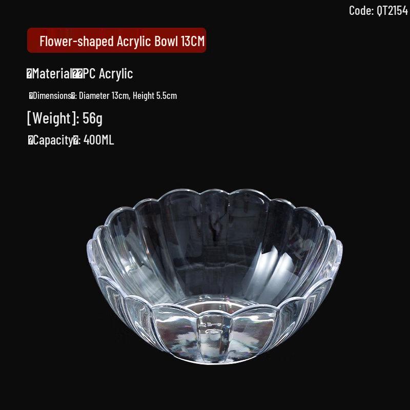 ZISIZ Transparent Round PC Acrylic Coaster