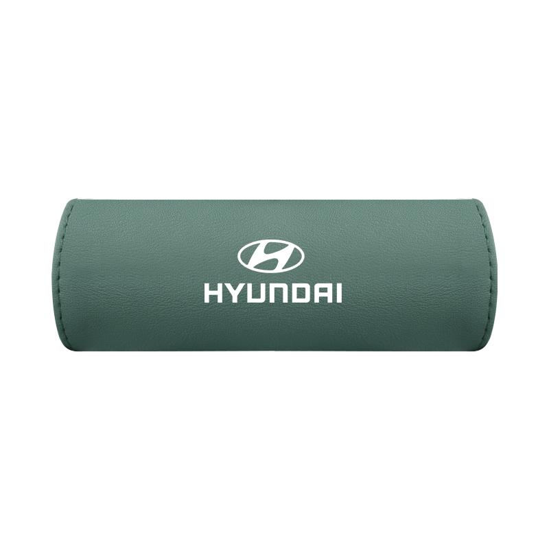 Leather Car Roof Handle Protective Cover Interior Styling For Hyundai Elantra Tucson Genesis Avante Grandeur Sonata Casper Kona TT37