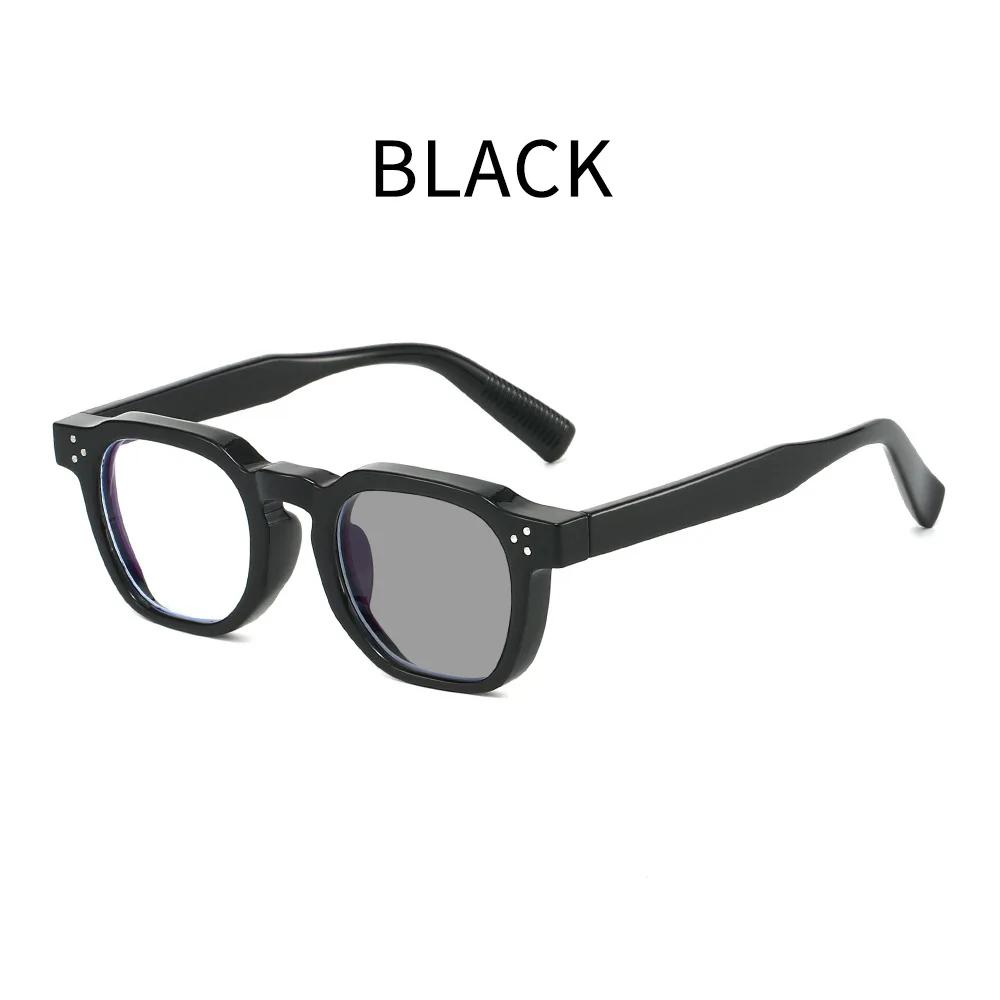 Smart Photochromic Presbyopia Glasses Stylish Oversized Square Frames Ultra-light Anti-blue Light Reading Eyewear 0 To +4.0