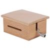 15 Note HandCranked Wooden Music Box with 7Pcs Blank Paper Tape and Hole Puncher DIY Music Box Parts