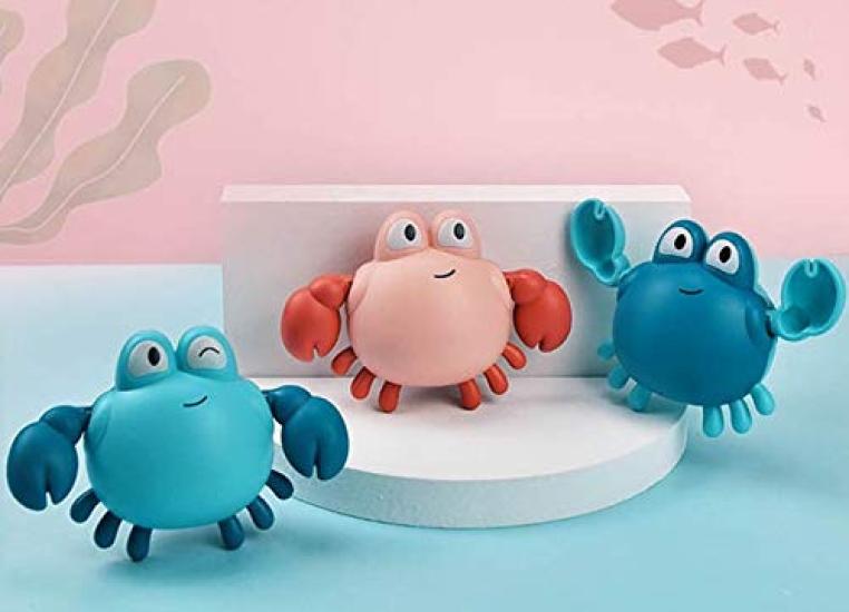 5-Piece Bath Toy Set, Pool Toy, Bath Toy, Kids' Toy, Popular Summer Toy, Swimming Turtle, Bath Toy, Bathtub Toy, Water Play, Popular (Crab + Turtle)