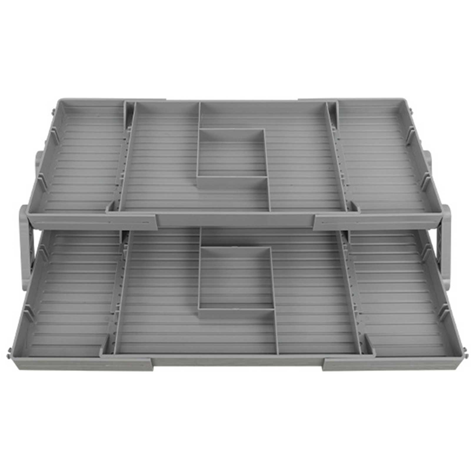 

Multi Tier Drawer Organiser Multi-Level Jewelry Cosmetics Storage Box For Cutlery Cosmetics Jewelry