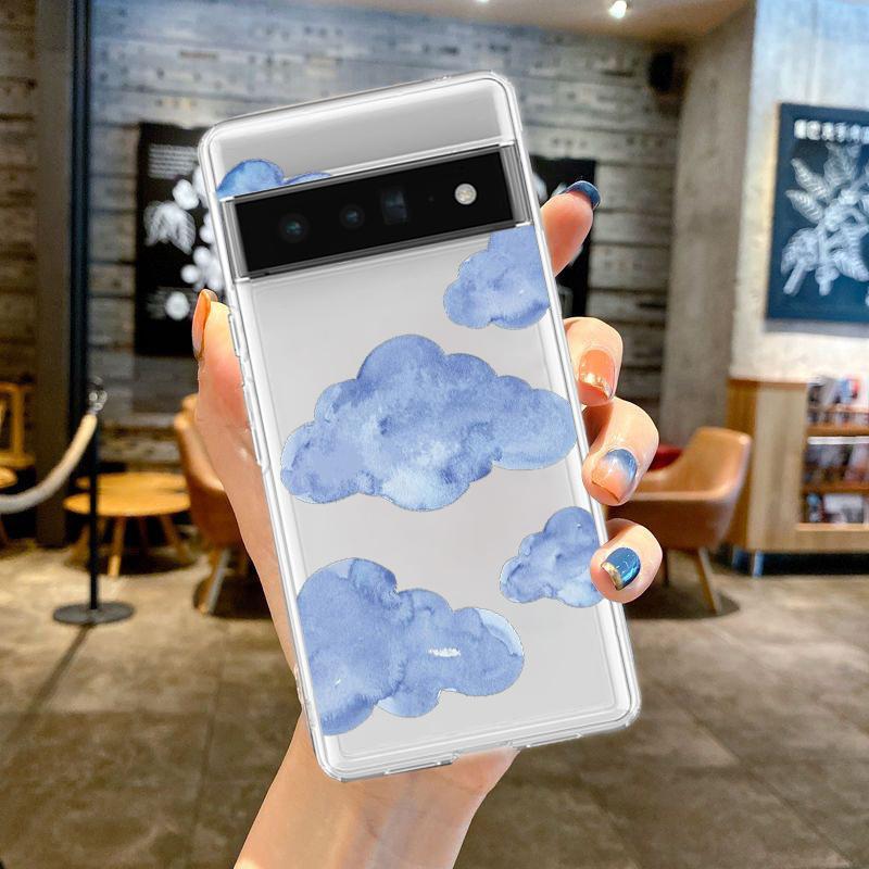 For Google Pixel 10 Pro 10A Phone Case Pixel 9 Pro XL Pixel 8 Pro 9A 8A 7A 7 6A 6 Pro Soft TPU Cover Cute Cartoon Candy Painted