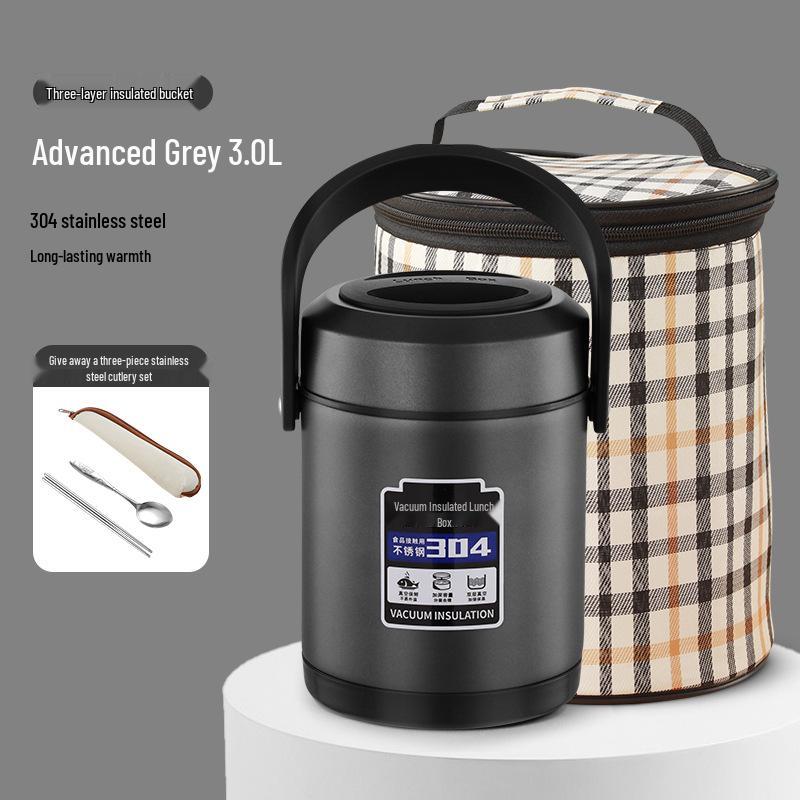 Durable Vacuum Insulated 304 Stainless Steel Lunch Box with Lid