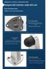 304 Stainless Steel Triangle Door Stopper with Anti-Collision Rubber for Bathroom and Room Doors