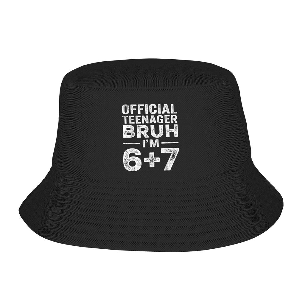 L Teenager Sechs Sieben Meme Geburtstag Eimerhut Frühling Klassischer Fischer Unisex Hüte Für Unisex Streetwear Individuelle Sonnenschutzhüte