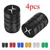 4PCS Colorful Car Accessories Car Tire Valve Cap For Volvo Polestar 1 Polestar 2 Polestar 3 Polestar 4 Polestar 5