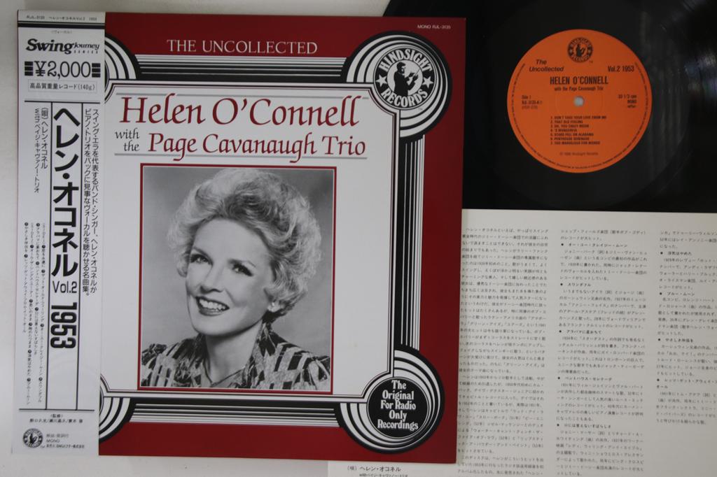 LP Record HELEN O CONNELL - Vol2 1953 RJL3135 HINDSIGHT Japan Obi Jazz Used