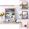 Modern Minimalist Wooden Picture Frame For Living Room Decor With Handmade Craftsmanship