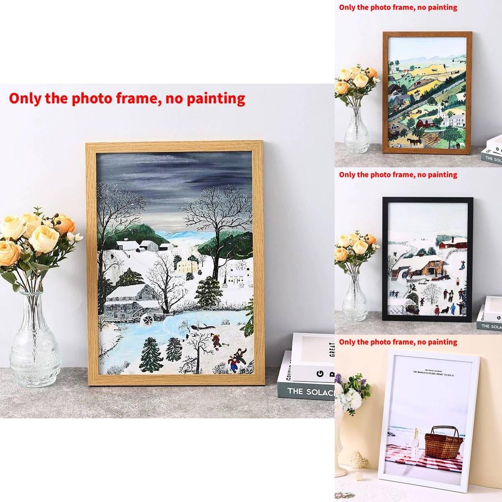 Modern Minimalist Wooden Picture Frame For Living Room Decor With Handmade Craftsmanship
