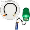 Leakproof Gas Refill Adapter Rubber Braided Hose Cylinder Pipe Tube Valve Coupler Accessories Filling Tank Conversion