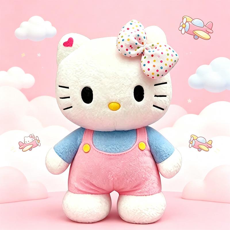 Hello Kitty Plush Doll with Bow Knot - Large Hug & Sleep Pillow