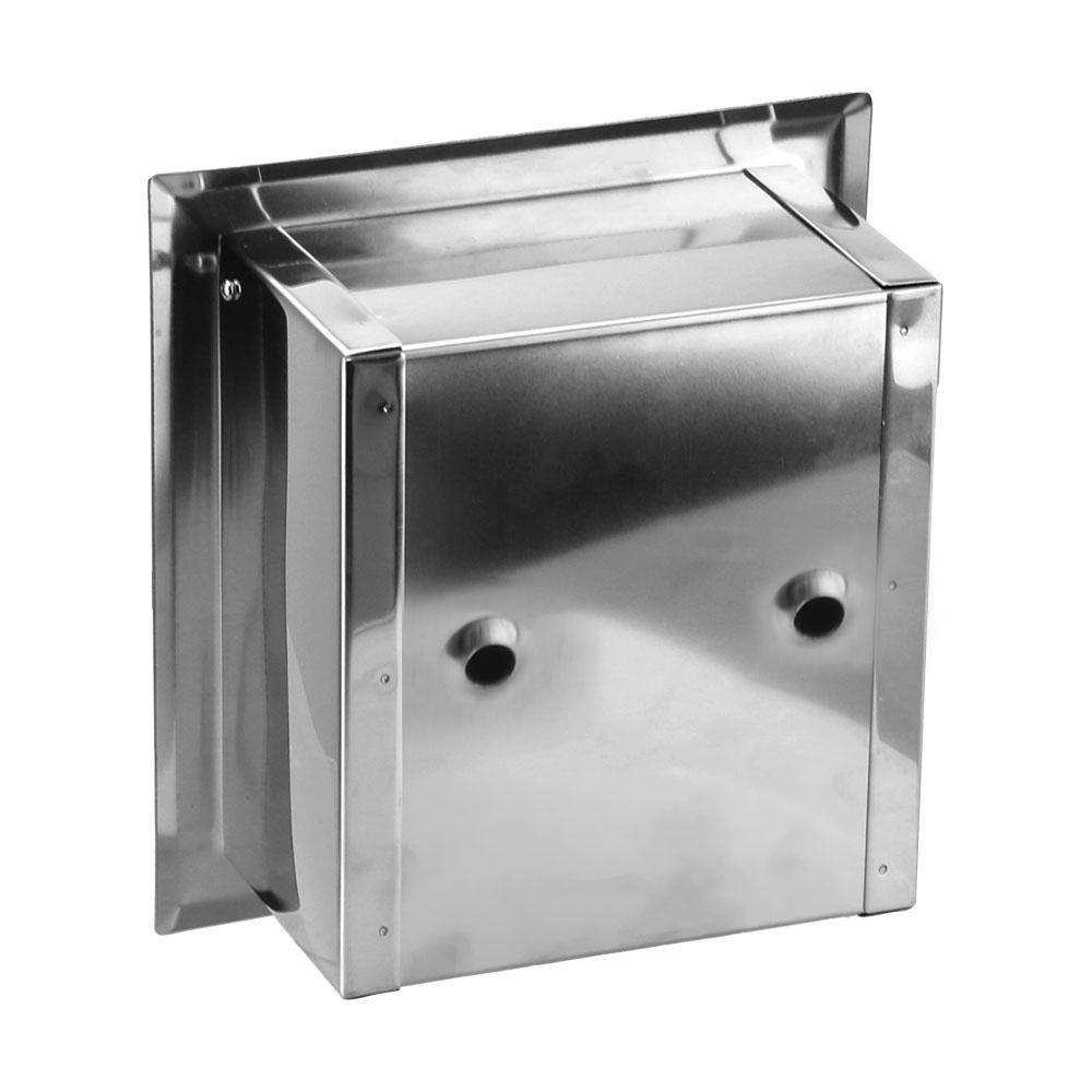 Roll Paper Box Polished Chrome Toilet Paper Holder Stainless Steel Concealable Wall Mounted