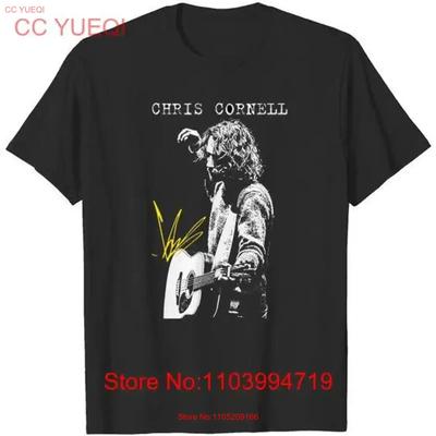 Chris Cornell Signature T Shirt All Size S To 5XL Vintage Washed Breathable Designer Clothes Homme Top For Everyday Wear