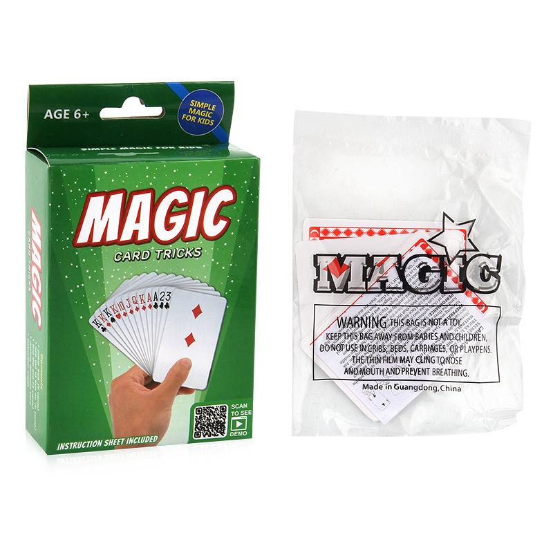 Magic Props 2548 New And Exotic Interactive Adult Children'S Close-Up Stage Magic Playing Cards Magic Toys